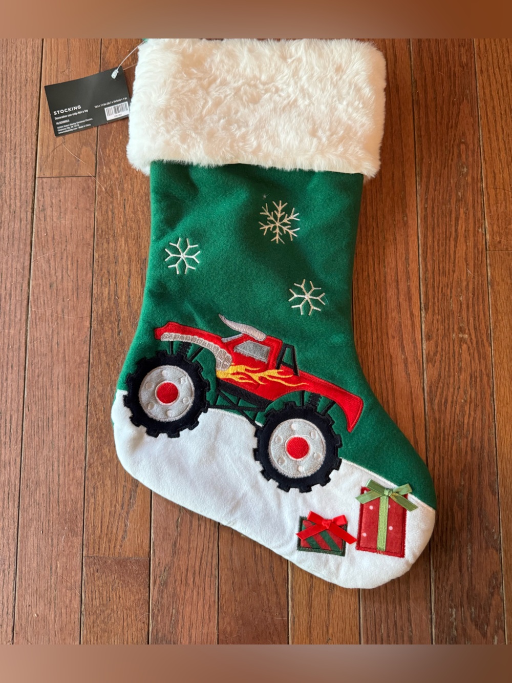 Monster truck El Toro Loco Christmas Stocking
